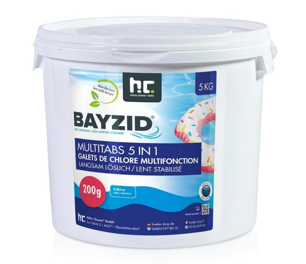 5 kg BAYZID® Multitabs 200g 5in1 für Pools